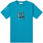 Skateboard Cafe Men's Dancing T-Shirt in Teal