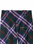 BURBERRY - Trousers With Check Pattern