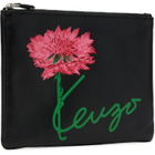 Kenzo Black Kenzo Paris 'KENZO Tulip' Pouch