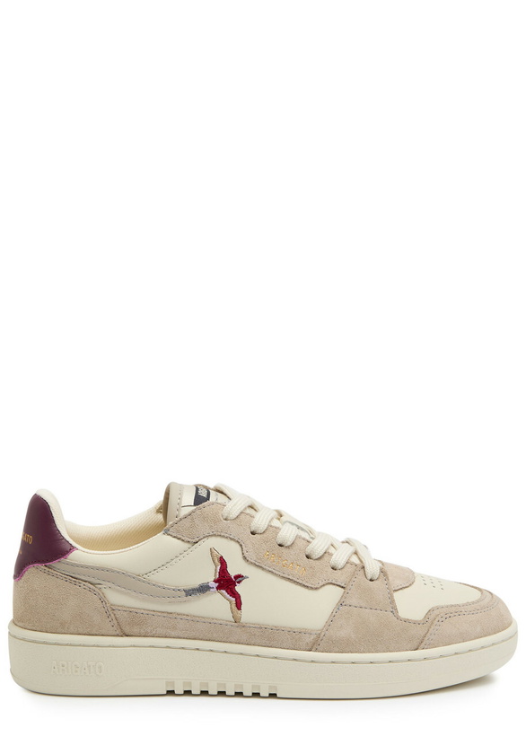 Photo: Axel Arigato Dice Lo Bee Bird Panelled Leather Sneakers Beige