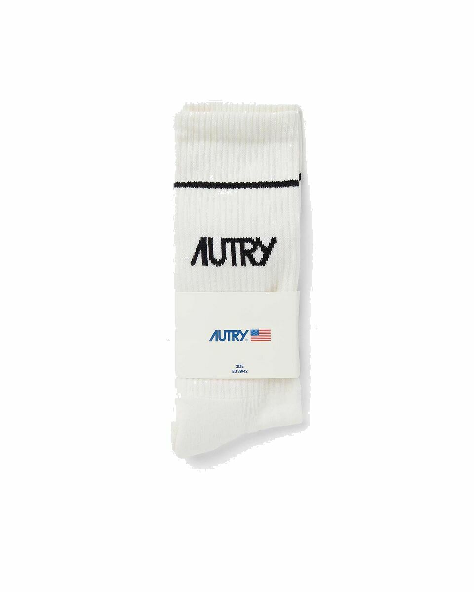 Photo: Autry Action Shoes Socks Main White - Mens - Socks