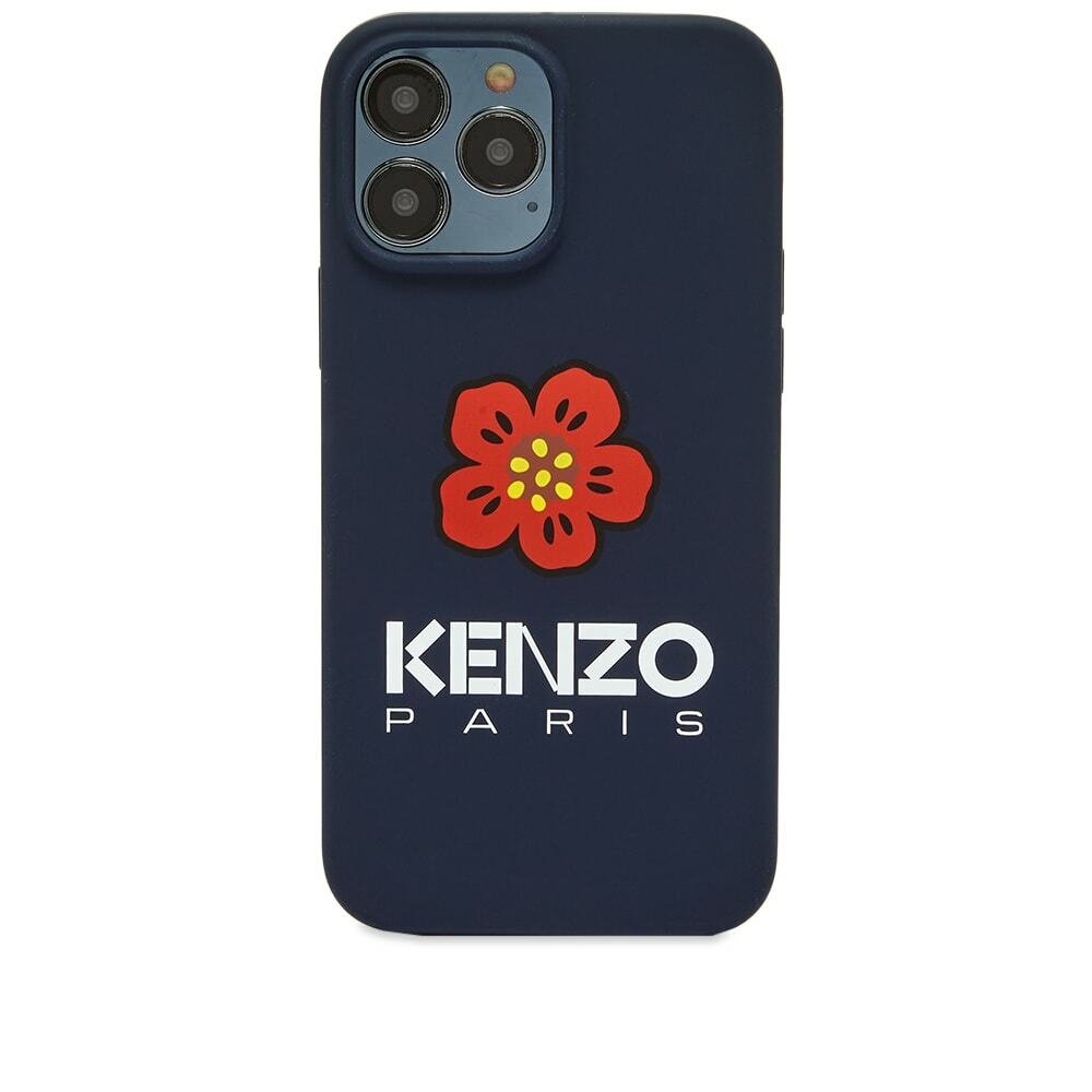 Photo: Kenzo Men's Logo iPhone 13 Max Case in Midnight Blue
