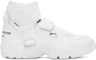 Comme des Garçons Homme Plus White Nike Edition Air Carnivore Sneakers