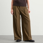 SIR. Women's Sartoria Belted Trouser in Chocolate Marle