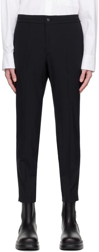 Photo: Solid Homme Black Piped Trousers
