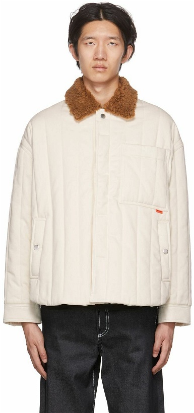 Photo: Sunnei Off-White Padded Jacket