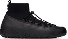 LEMAIRE Black Vibram Wrap On Sneakers