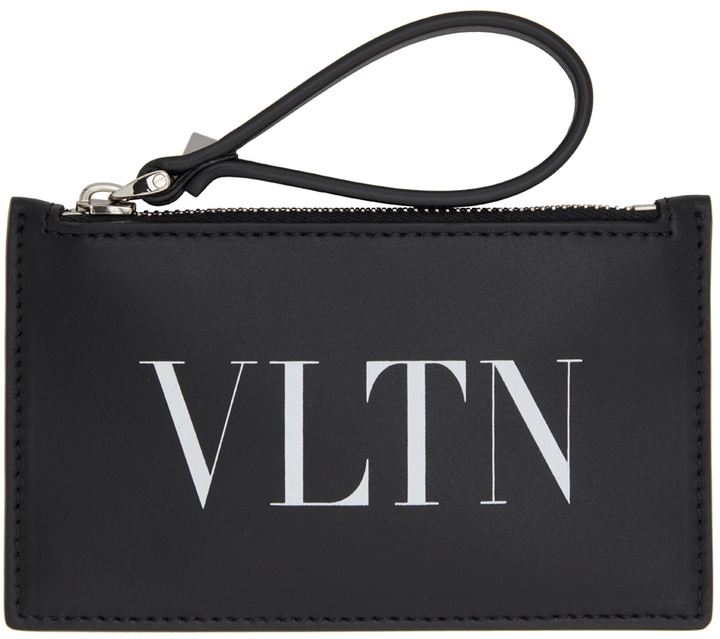 Photo: Valentino Garavani Black & White 'VLTN' Card Holder