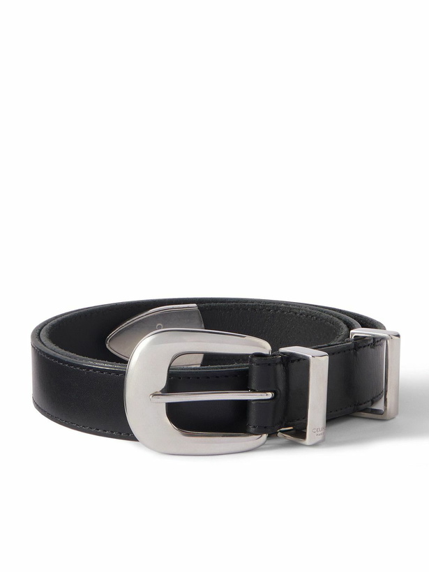 Photo: CELINE - 2.5cm Embellished Leather Belt - Black