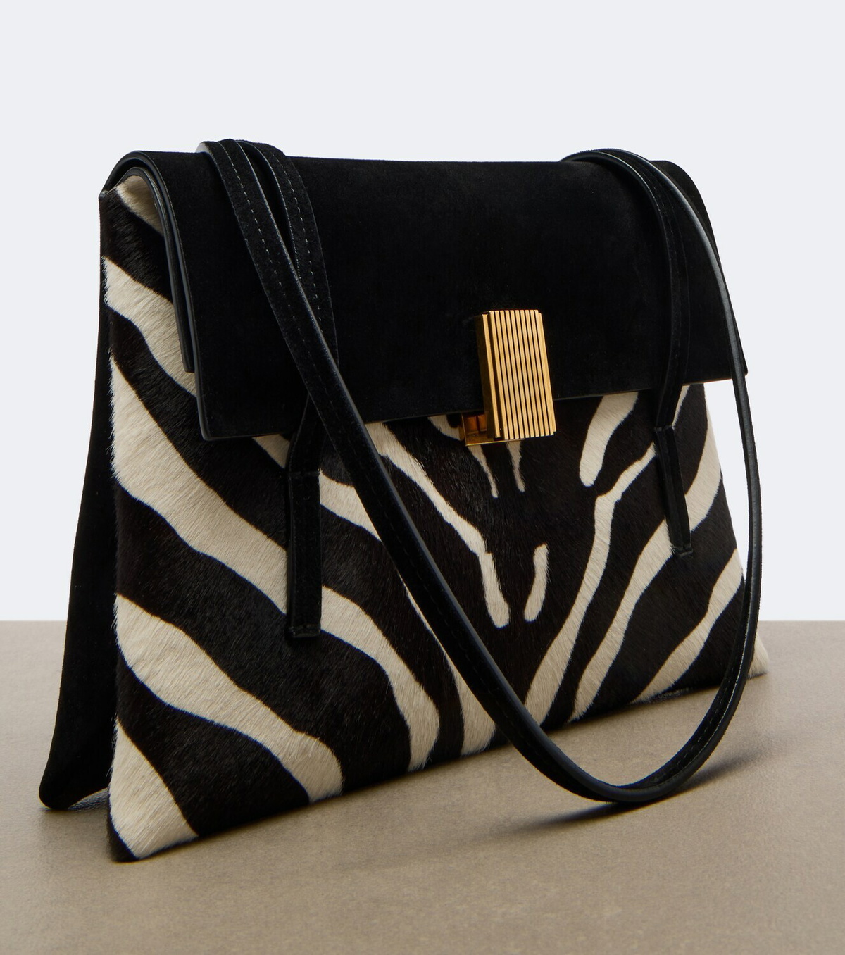 Khaite Soft Blake Small calf hair shoulder bag