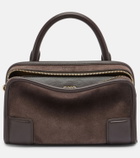 Loewe Amazona 180 Mini suede top-handle bag