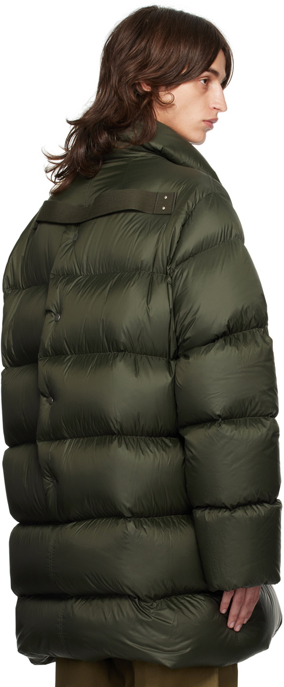 RICK OWENSアウターシャツ　52TE中綿入りGREEN RICK OWENSアウターシャツ 52TE中綿入りGREEN 関税込】Rick Owens