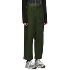 Comme des Garcons Homme Khaki Chino Trousers