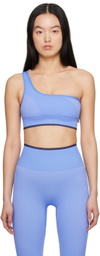 Outdoor Voices Blue Seamless Bra