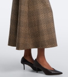 Emilia Wickstead Gilliane houndstooth wool-blend blazer dress