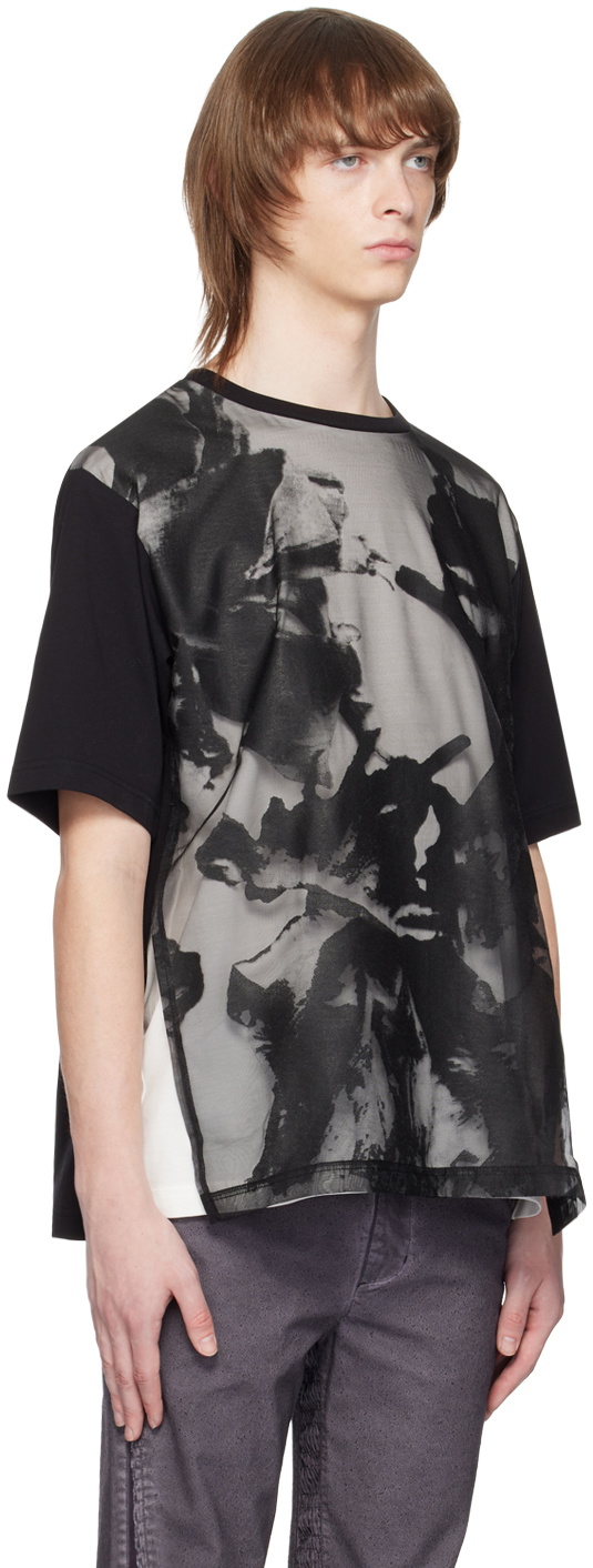 TAAKK Black Layered T-Shirt