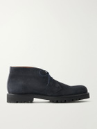 Mr P. - Suede Desert Boots - Blue