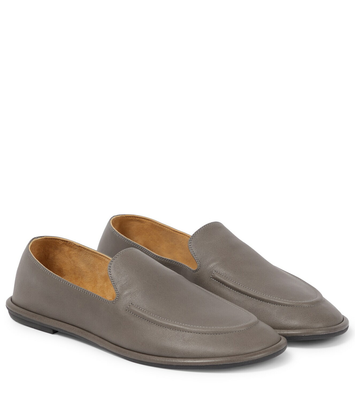 靴 THE ROW canal loafer THE ROW Canal leather loafers | NET-A-PORTER