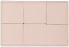 Bottega Veneta Pink Cassette Credit Card Holder