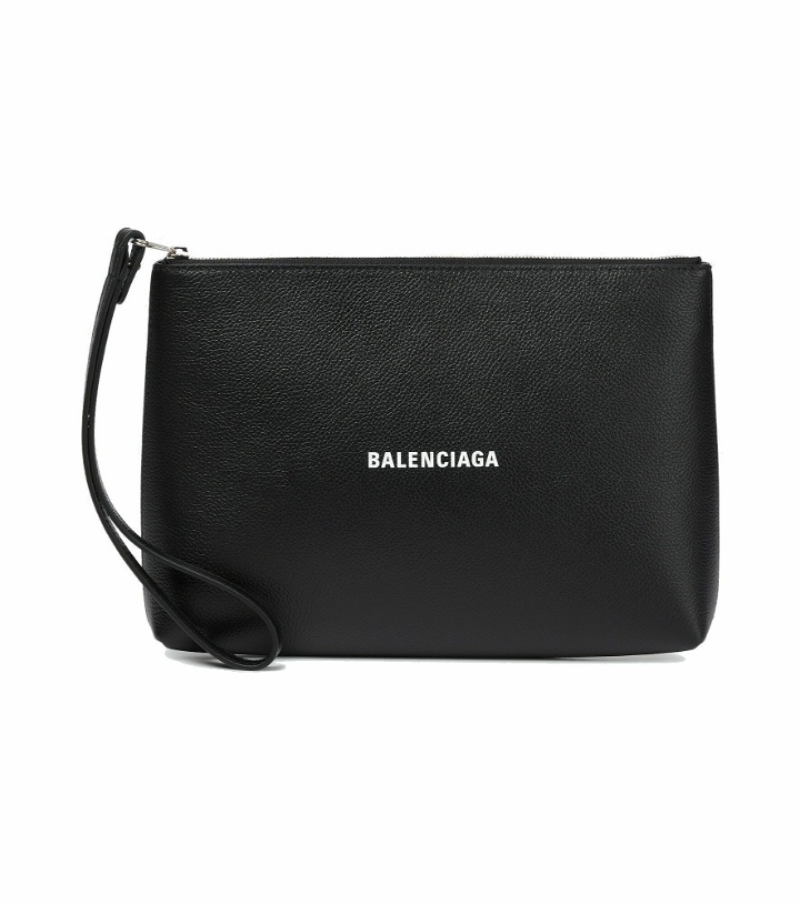 Photo: Balenciaga - Cash leather pouch