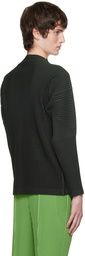 Homme Plissé Issey Miyake Black Cargo Long Sleeve T-Shirt