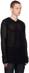 MISBHV Black Monofilament Sweater