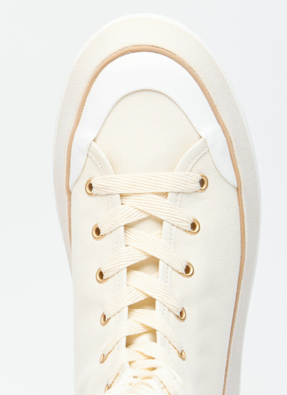Max Mara Canvas Lace-Up Boots