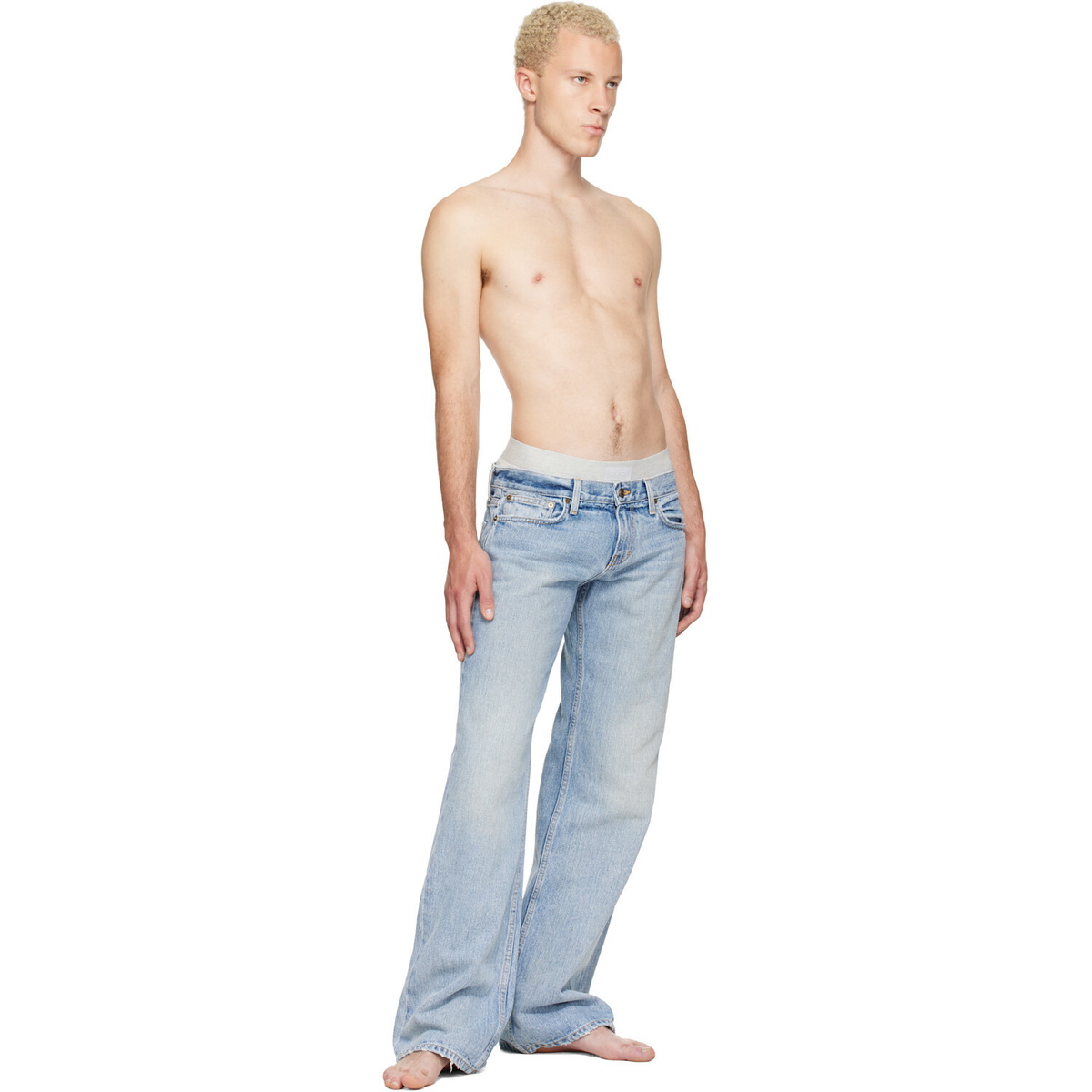 Raimundo Langlois Blue Bootcut Jeans
