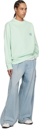 WOOYOUNGMI Green Back Logo Sweatshirt