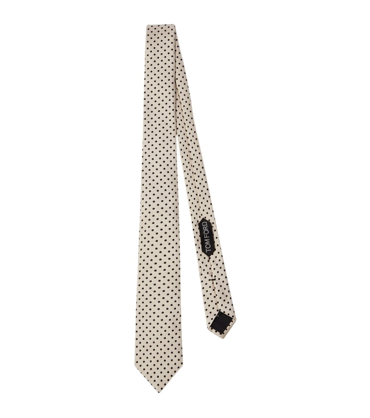 Photo: Tom Ford Polka-dot silk jacquard tie