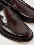 VINNY's - New Townee Leather Penny Loafers - Burgundy