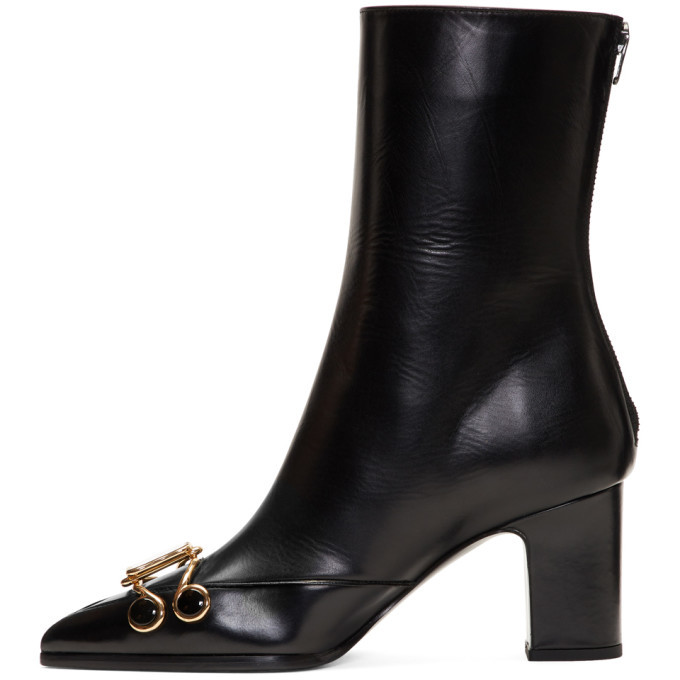 Olivier Theyskens Black Swanson Boots