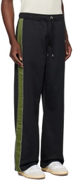 Lanvin Black Stripe Sweatpants