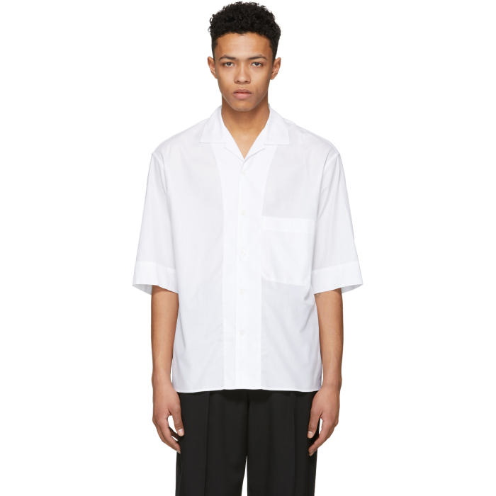 Lemaire White Bowling Shirt Lemaire