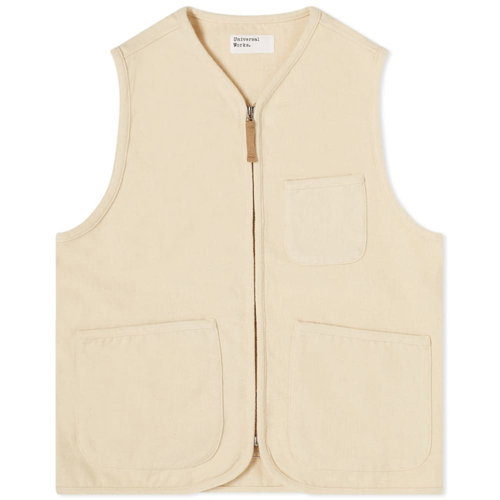 Photo: Universal Works Melton Wool Zip Waistcoat