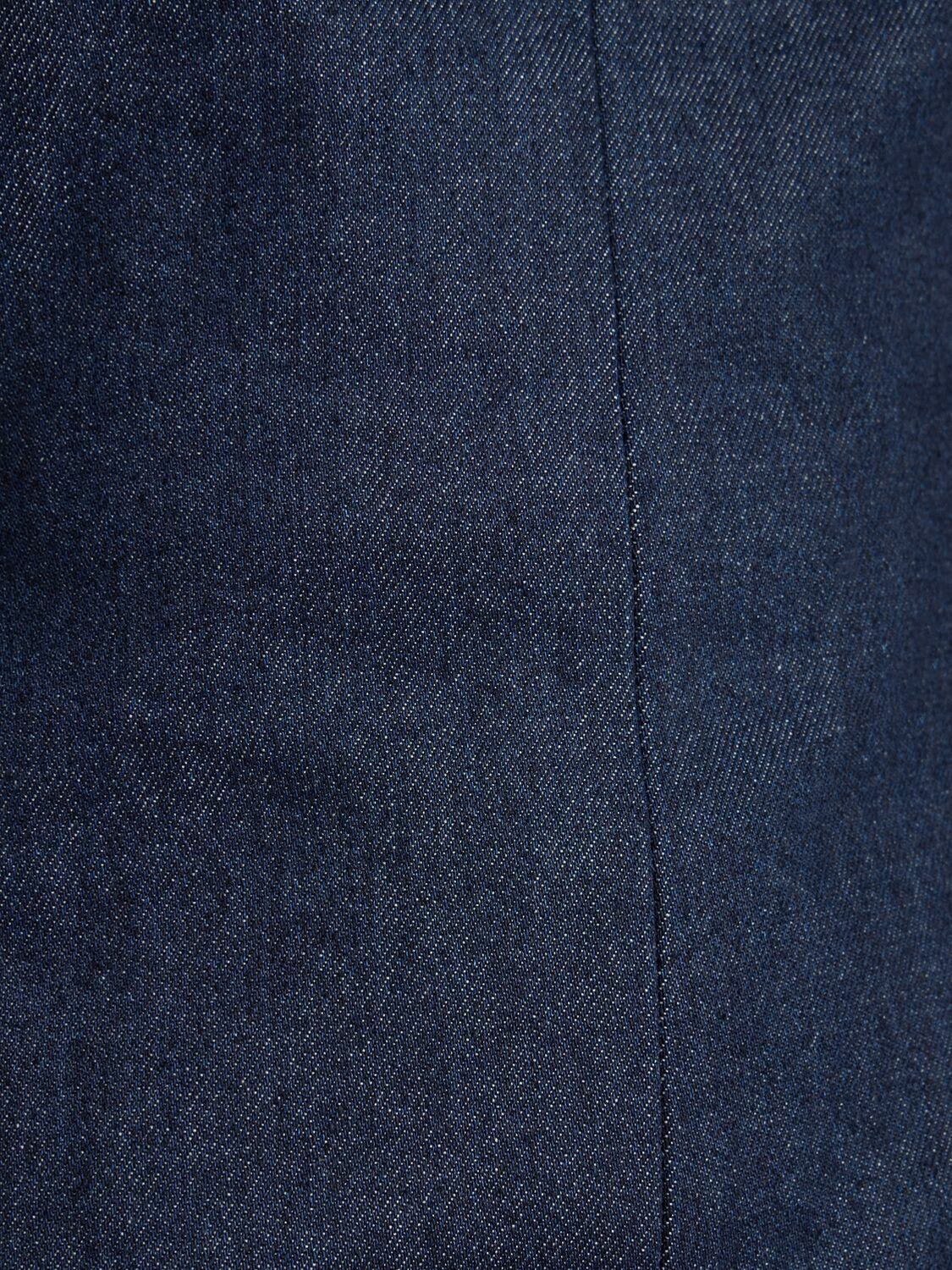 ☆関税込☆【Jacquemus】La Robe De-Nimes Spoglio デニムドレス La Robe De-Nîmes Spoglio denim bustier dress in blue
