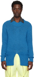 T/SEHNE SSENSE Exclusive Blue Sweater
