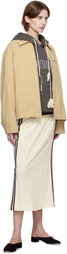 Kijun Beige Orbit Patch Jacket