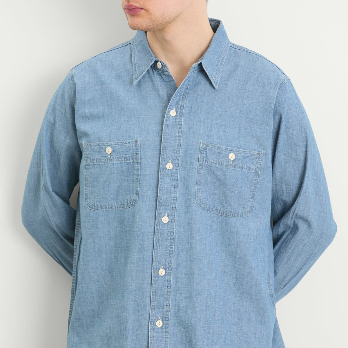 Levi's Men's Blue Tab Work Shirt in Indigo Stripe