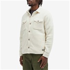 Polo Ralph Lauren Men's Fleece Overshirt in Winter Cream
