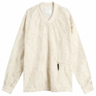 TOGA ARCHIVES Women's V-Neck Ripstop Pullover in Off White