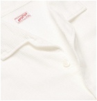Arpenteur - Dobby Camp-Collar Cotton-Piqué Shirt - White