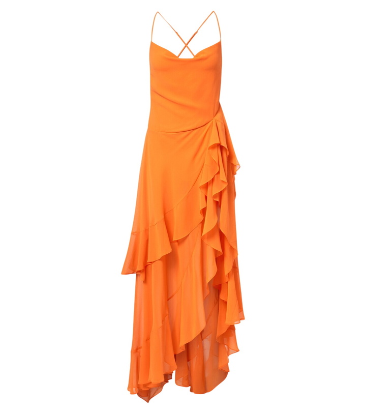 Photo: Retrofête Samara gathered chiffon maxi dress