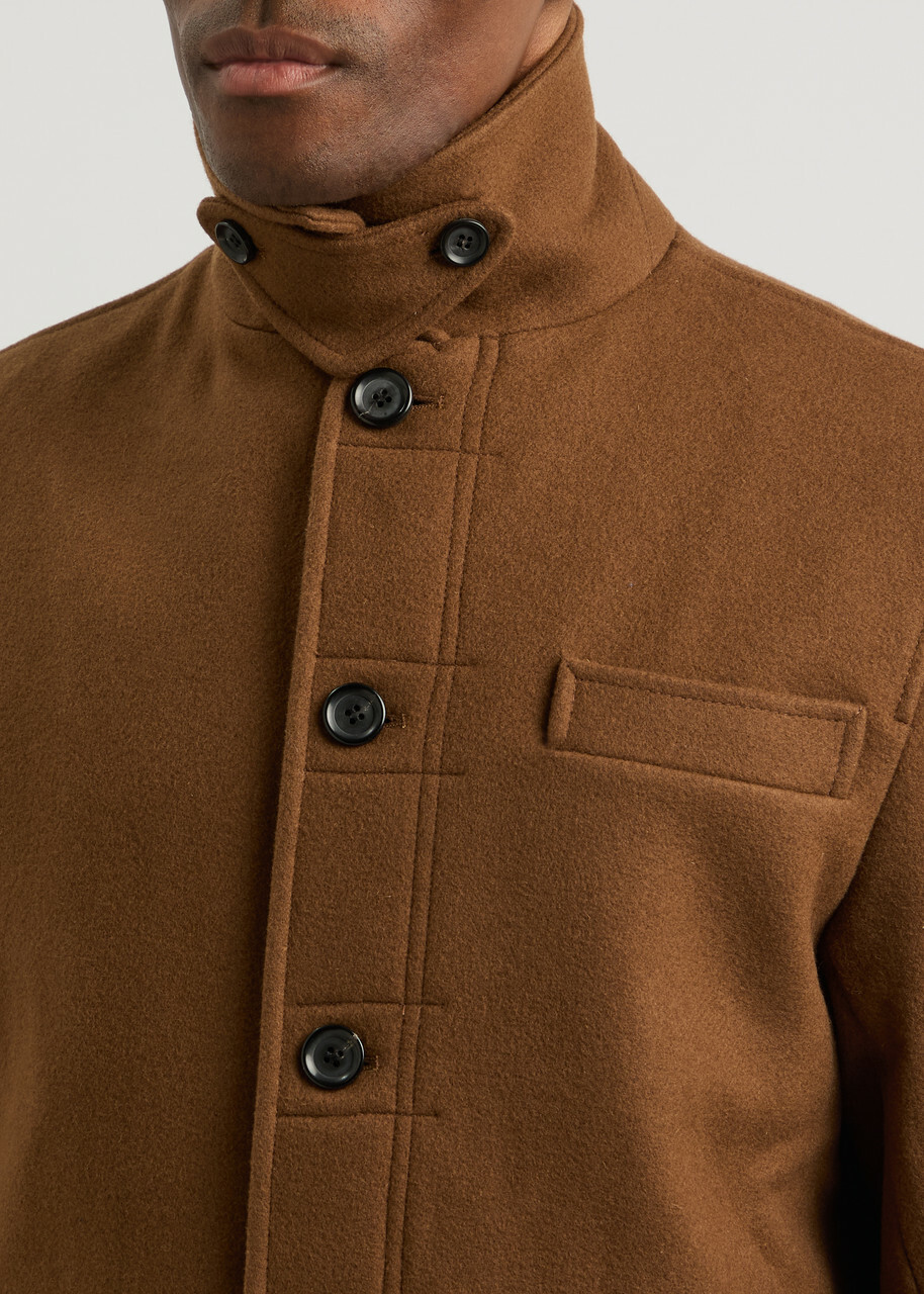 Oliver Spencer Lambeth Wool-blend Jacket Dark Brown Oliver Spencer