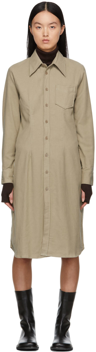 HOPE Taupe Form Shirt