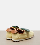 Jacquemus Tennis leather-trimmed canvas sneakers