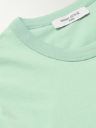 Maison Kitsuné - Logo-Appliquéd Cotton-Jersey T-Shirt - Green