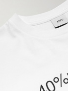 WTAPS - Printed Cotton-Jersey T-Shirt - White
