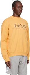 Sporty & Rich Yellow 'NY Health & Wellness Club' Sweatshirt