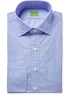 SID MASHBURN - End-on-End Cotton Shirt - Blue